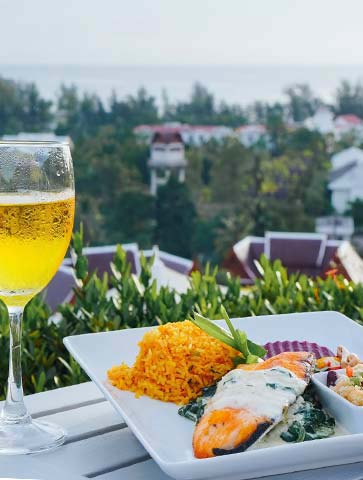 Food menu at Pacific Club Resort Karon Beach Phuket
